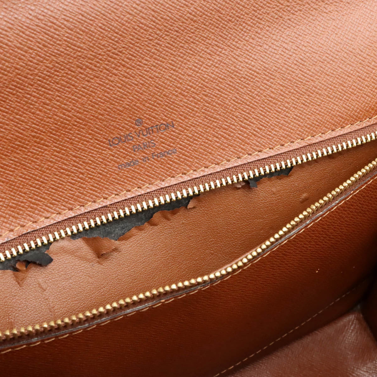 Authentic Louis Vuitton Concorde Vintage Leather Handbag Monogram