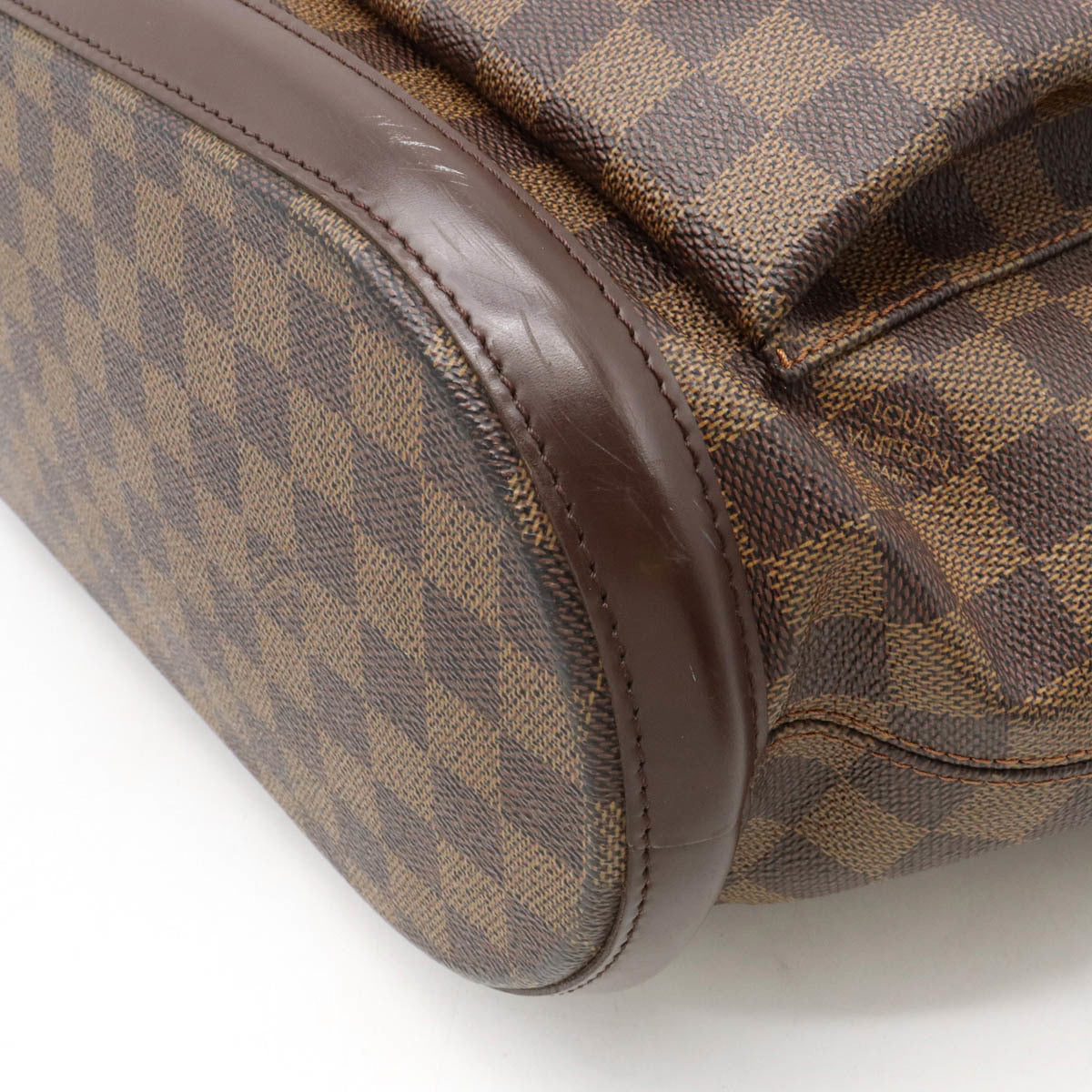 Louis Vuitton Damier Ebene Pouch for Manosque Hand Bag Brown