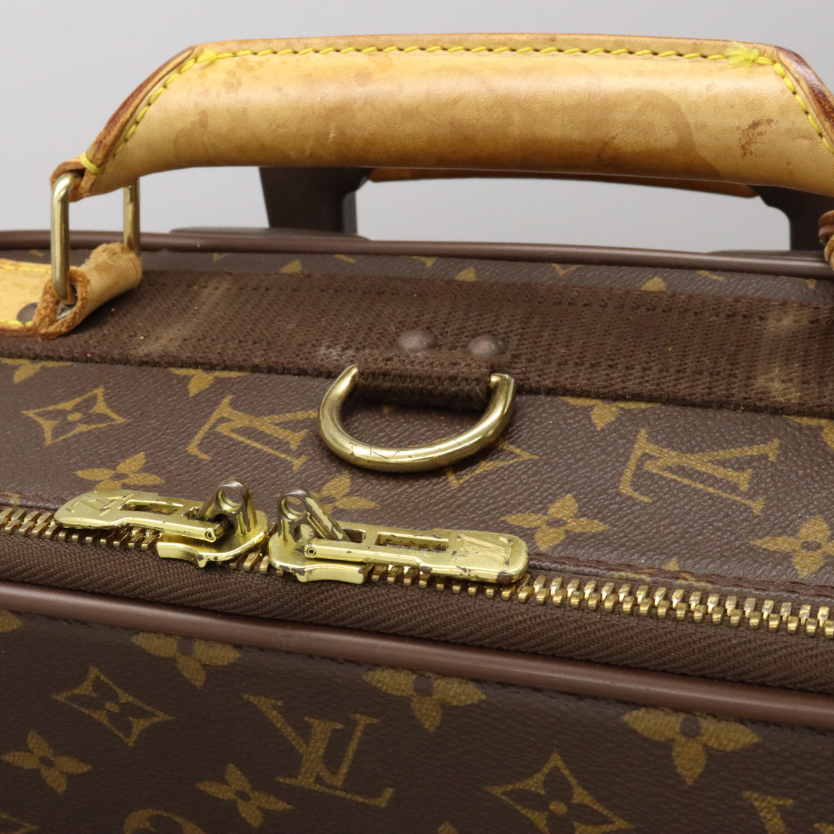 LOUIS VUITTON Monogram Pegase 55 Suitcase Roller Luggage