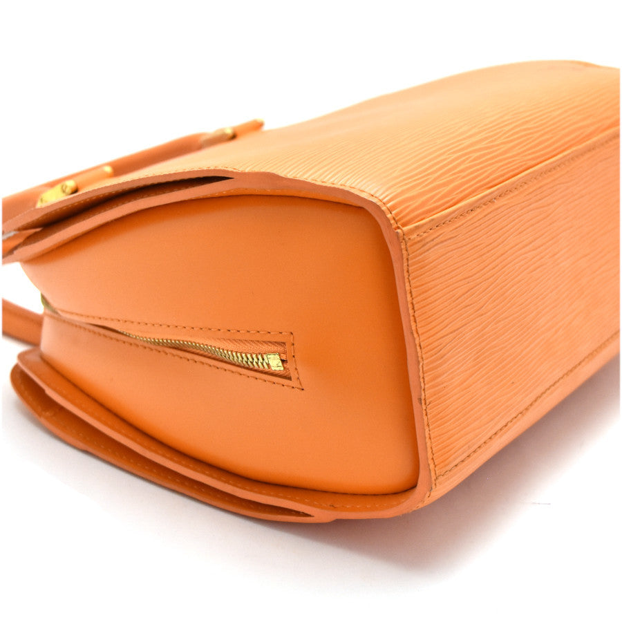Louis Vuitton Orange Epi Pont Neuf Handbag M5205H