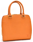 Louis Vuitton Orange Epi Pont Neuf Handbag M5205H