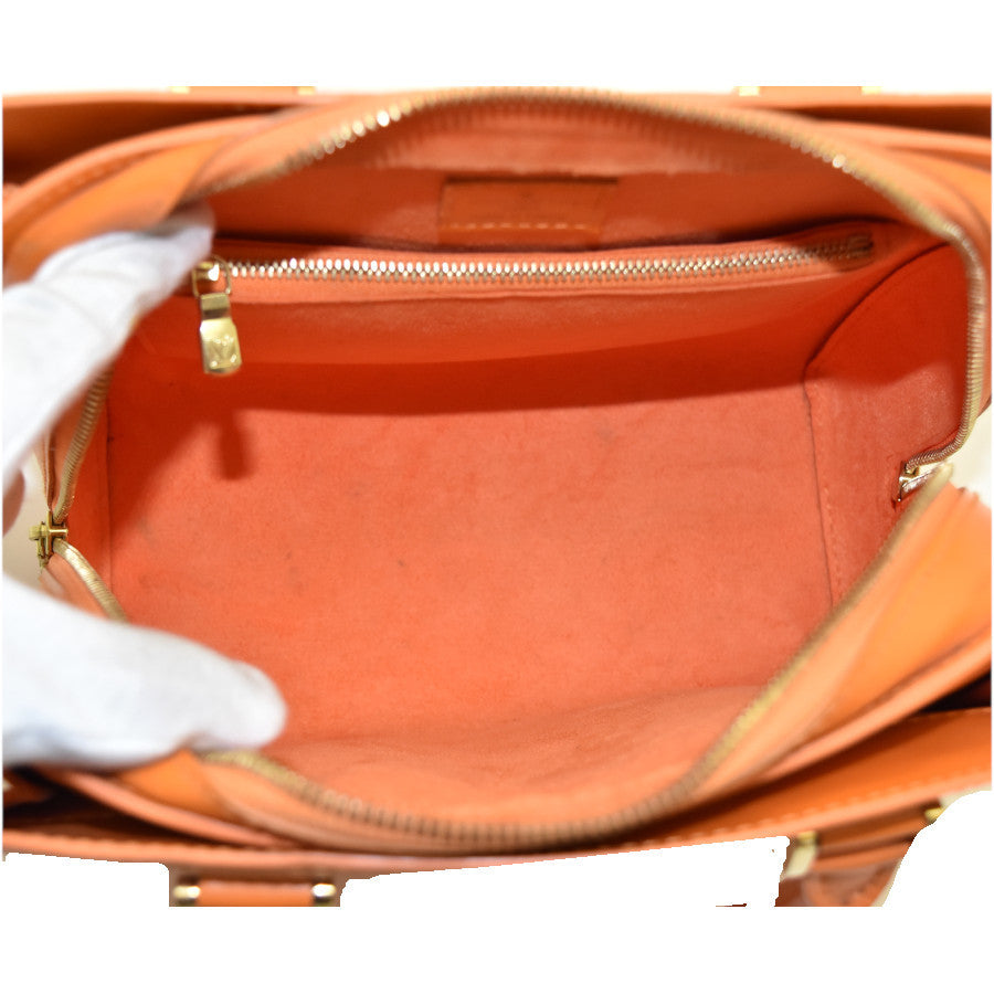 Louis Vuitton Orange Epi Pont Neuf Handbag M5205H – Timeless