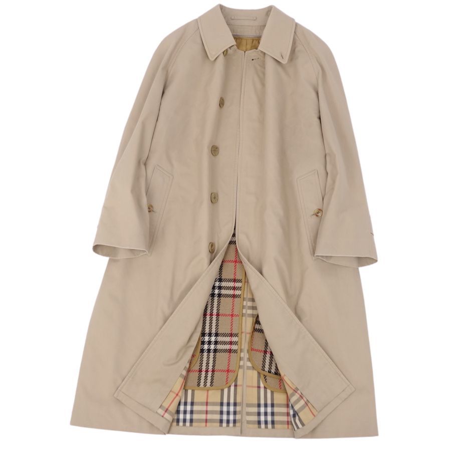 Men's Burberry Trench Coat Nova Check Lining Beige Size M