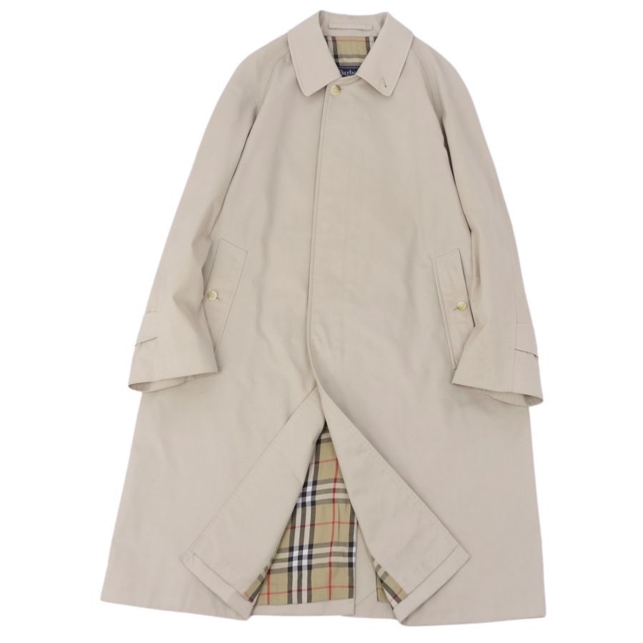 Men's Burberry Trench Coat Nova Check Lining Light Beige Size M