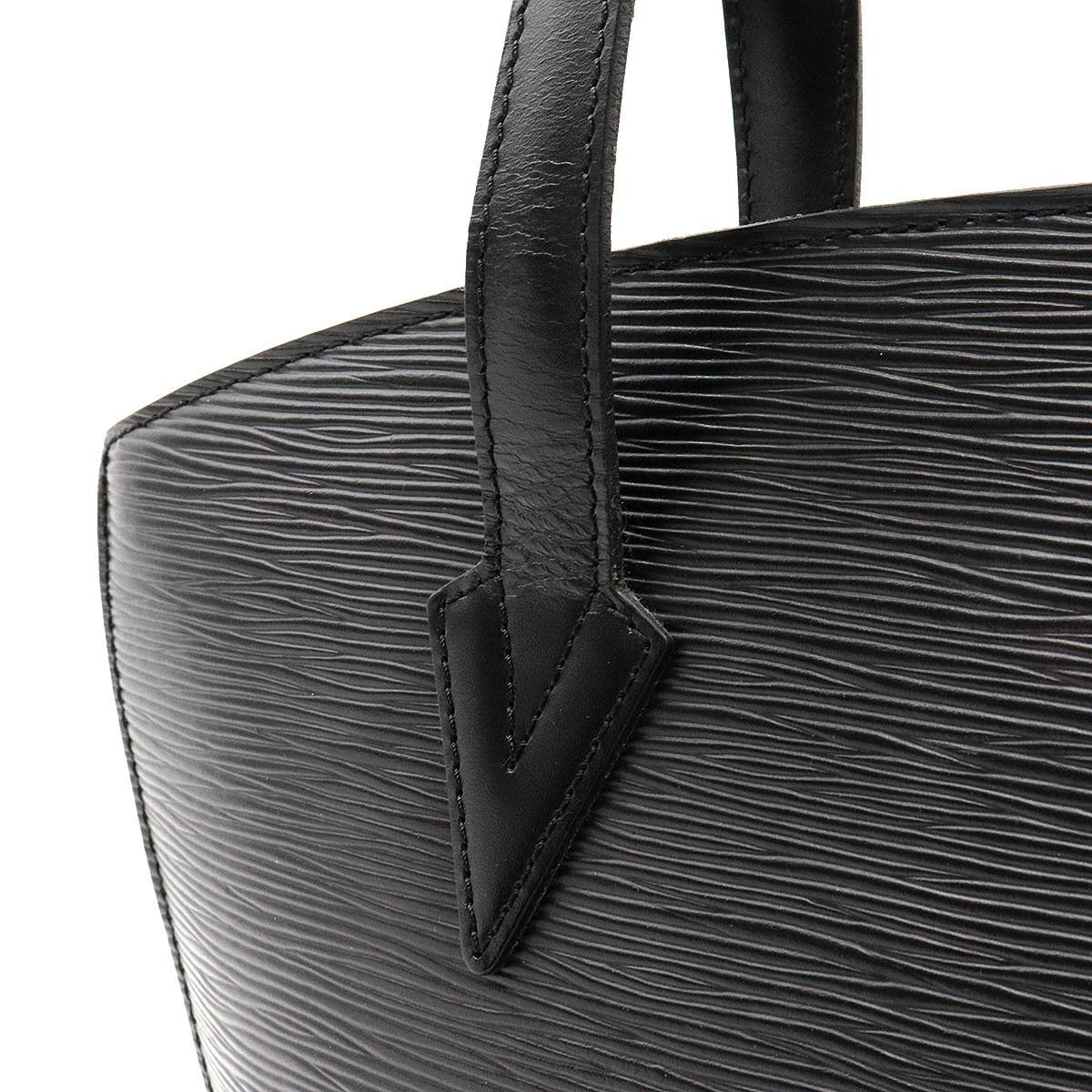 Louis Vuitton Epi Leather Saint Jacques Handbag Black