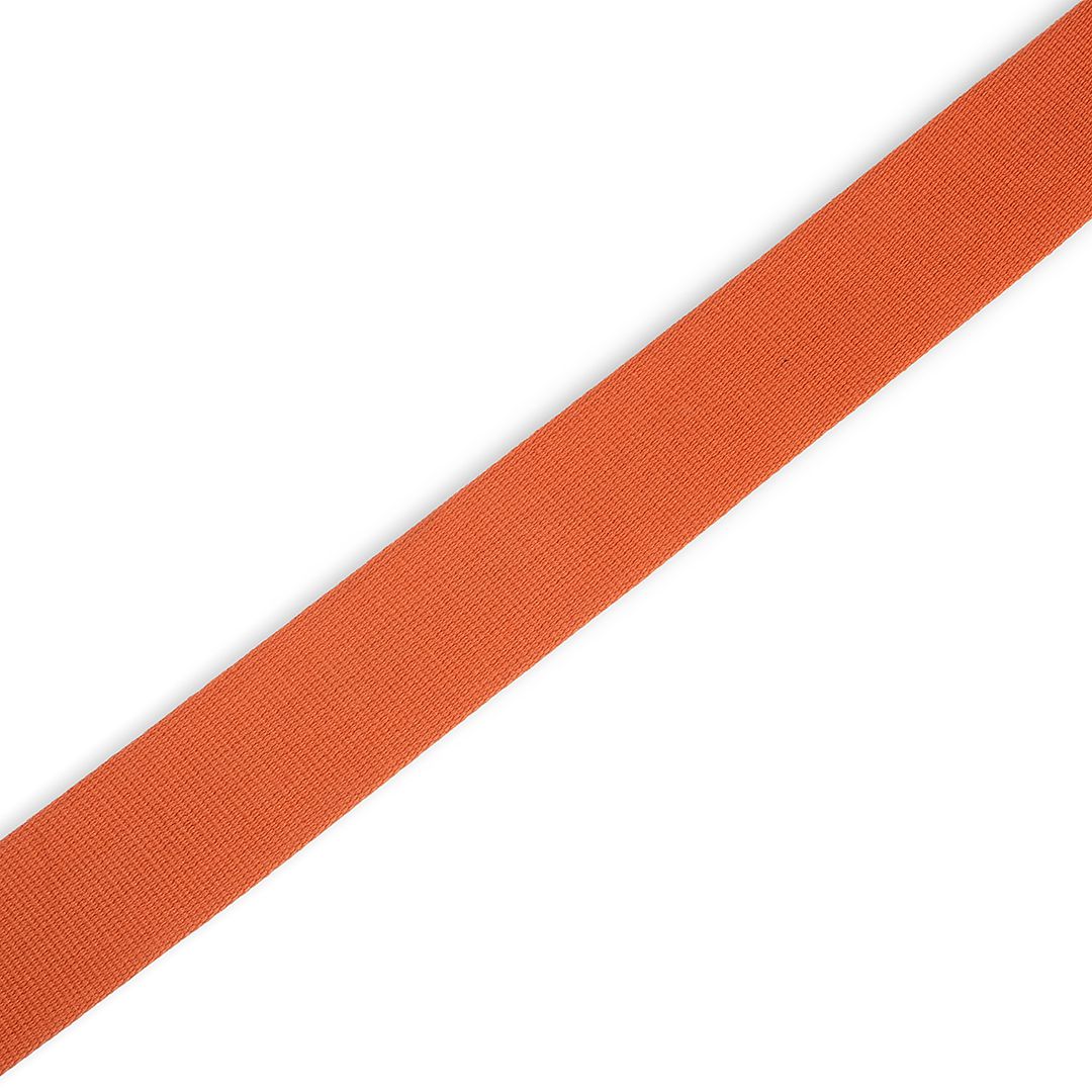 Oranje premium katoen/kalfsleer lederen crossbody tas riem vervanging