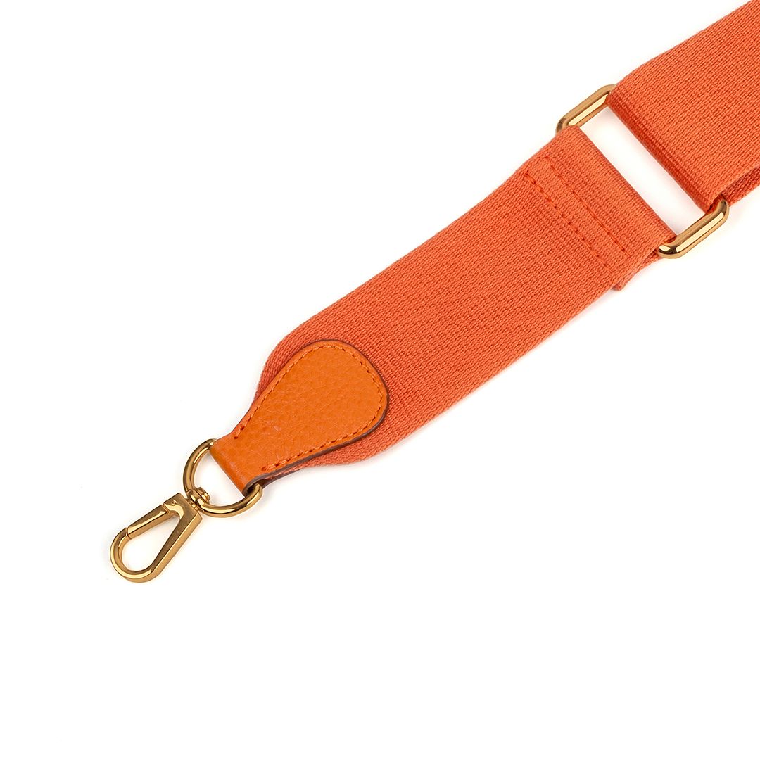 橙色斜挎包肩帶棉質可調節斜挎包肩带更換寬幅