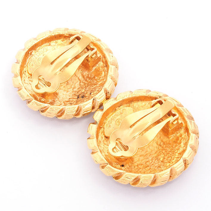 Chanel Earrings Clip-On Gold