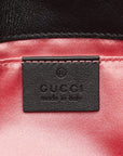 Gucci GG Marmont Chain schoudertas 446744 zwart suède dames
