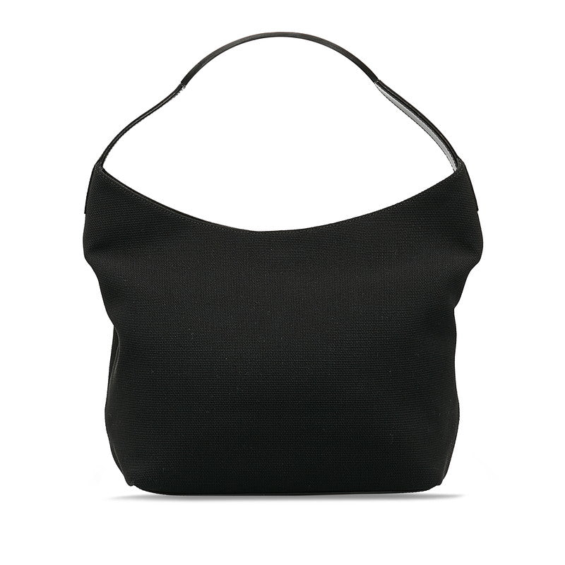 Gucci One Shoulder Bag Handbag 0013298 Black Canvas Women's