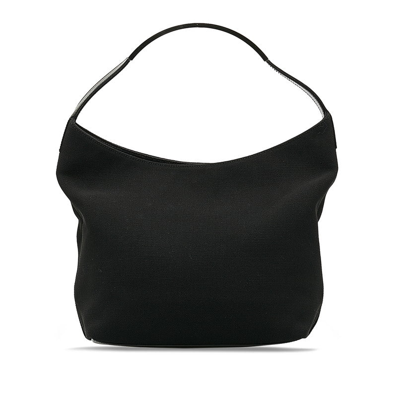 Gucci One Shoulder Bag Handbag 0013298 Black Canvas Women&#39;s