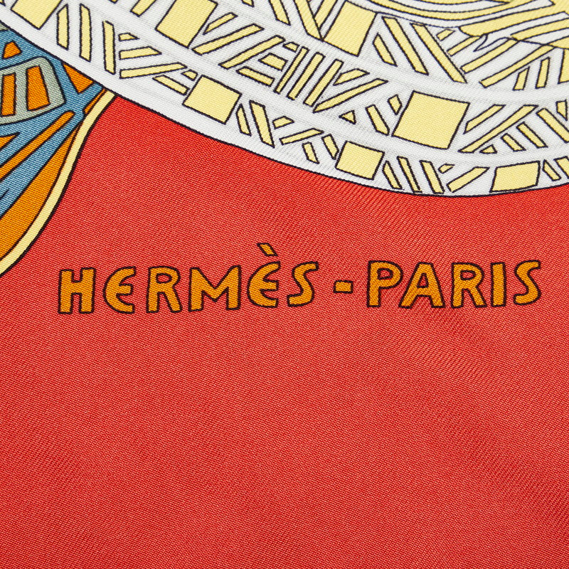 Hermes Carré 90 Art Des Steppes Silk Foulard