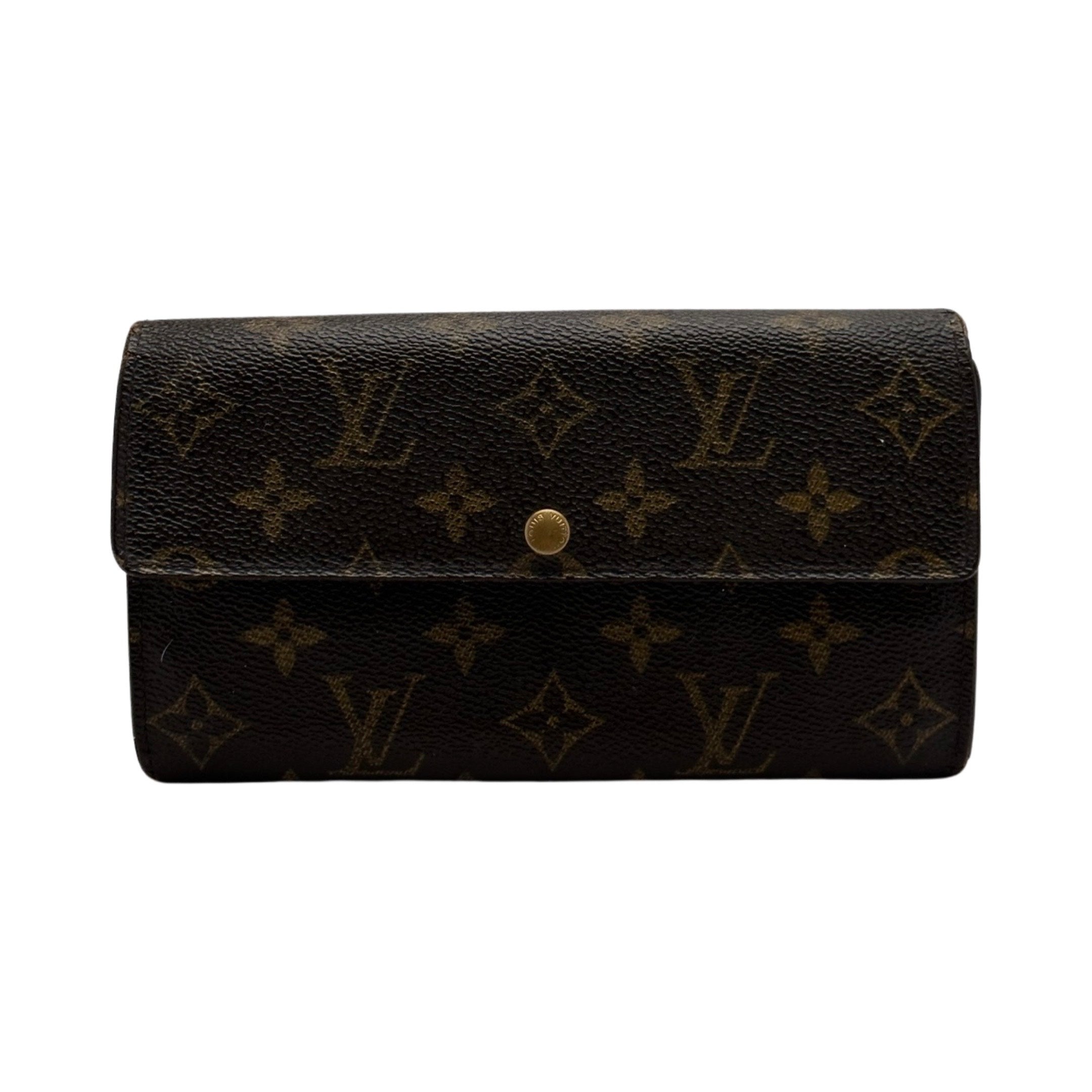 Authentic Louis Vuitton Mono Sarah Wallet