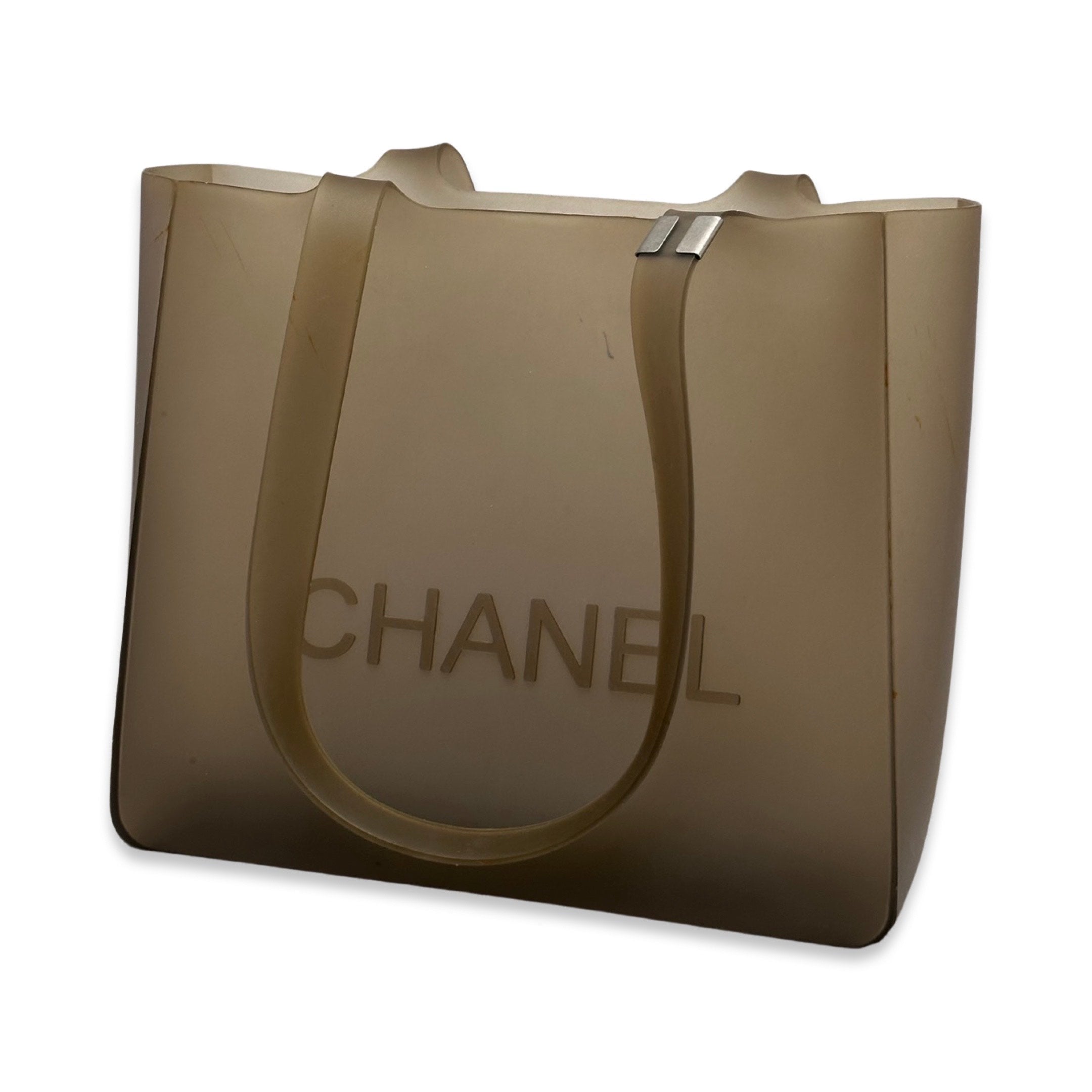 Authentic Chanel Jelly Rubber Tote, Luxury, Bags & Wallets on