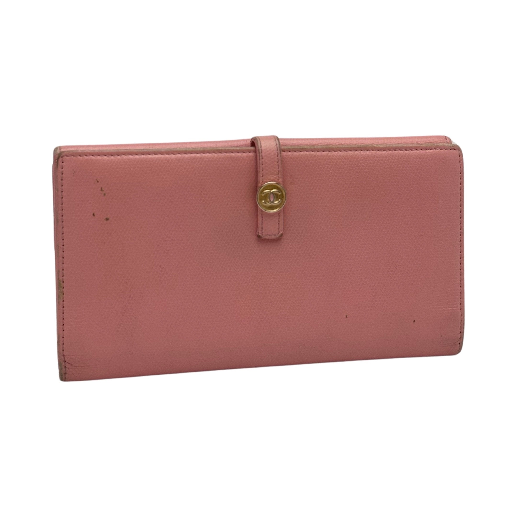 vintage chanel pink wallet