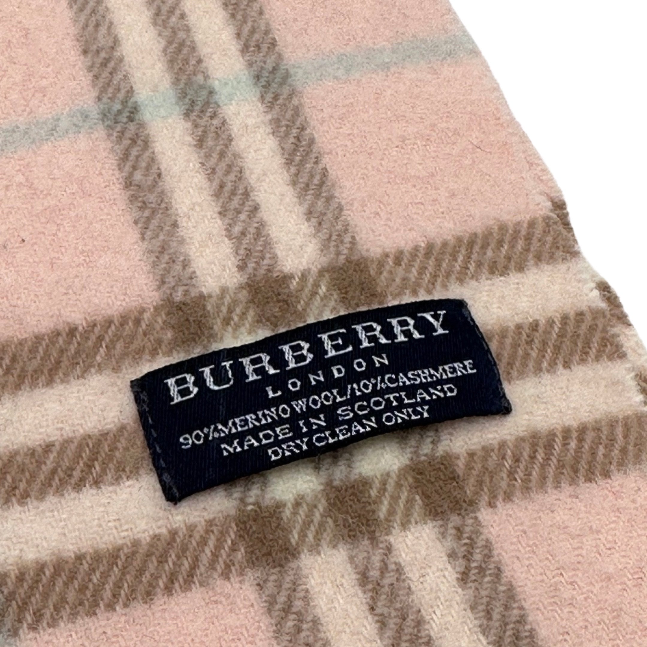 Burberry Scarf Cashmere Nova Check Pattern Vintage – Timeless Vintage  Company