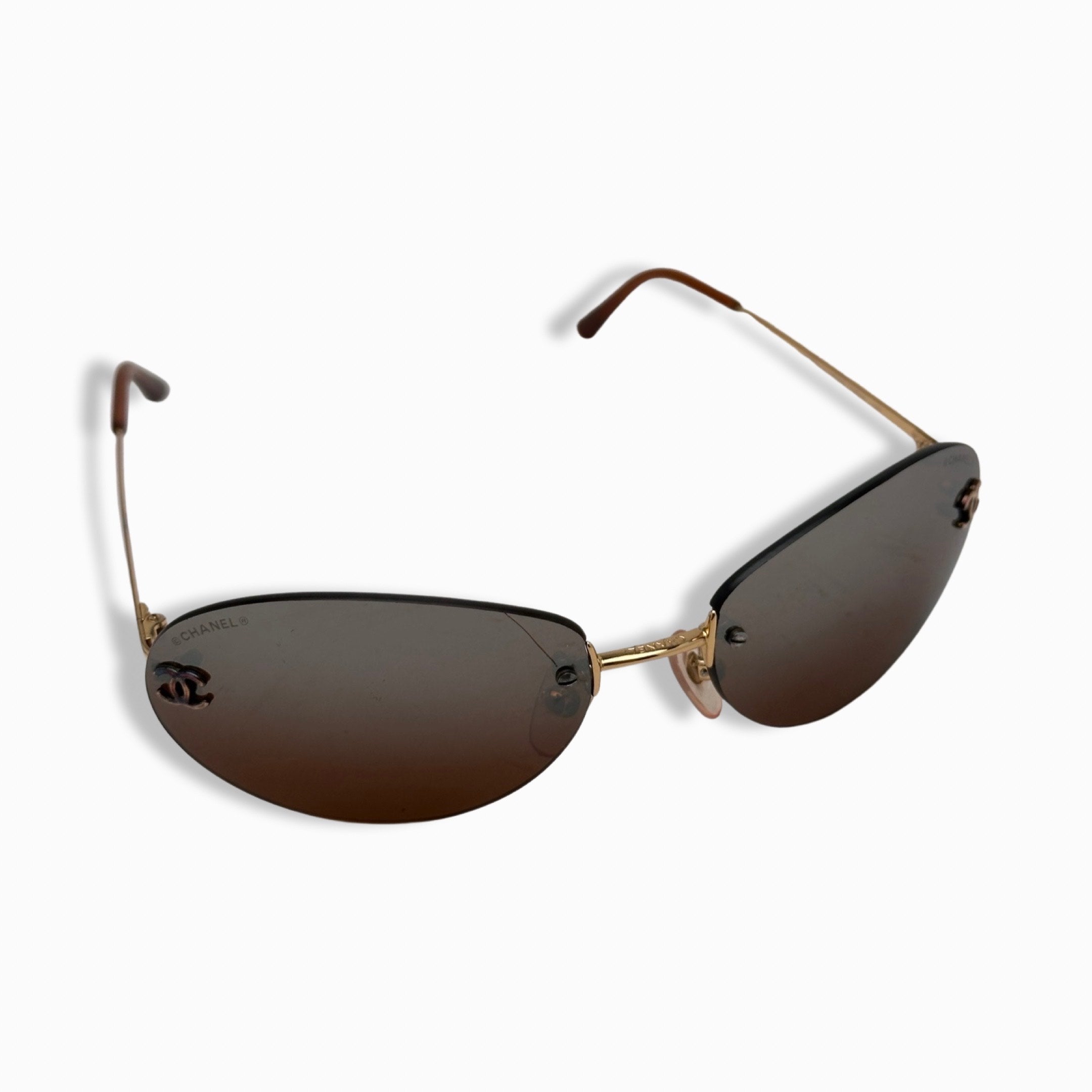 Chanel Cat Eye Aviator Sunglasses