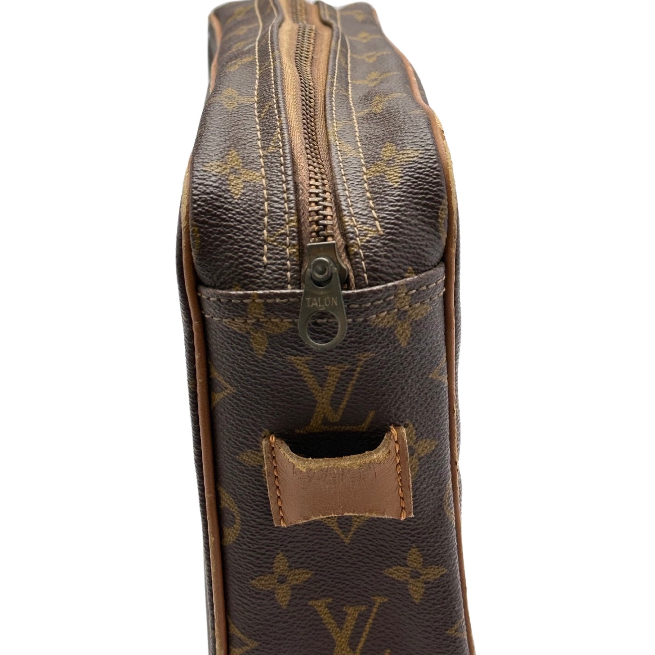 Louis Vuitton LOUIS VUITTON Shoulder Bag Monogram Popincourt Ron Canvas  Brown Gold Women's M40008