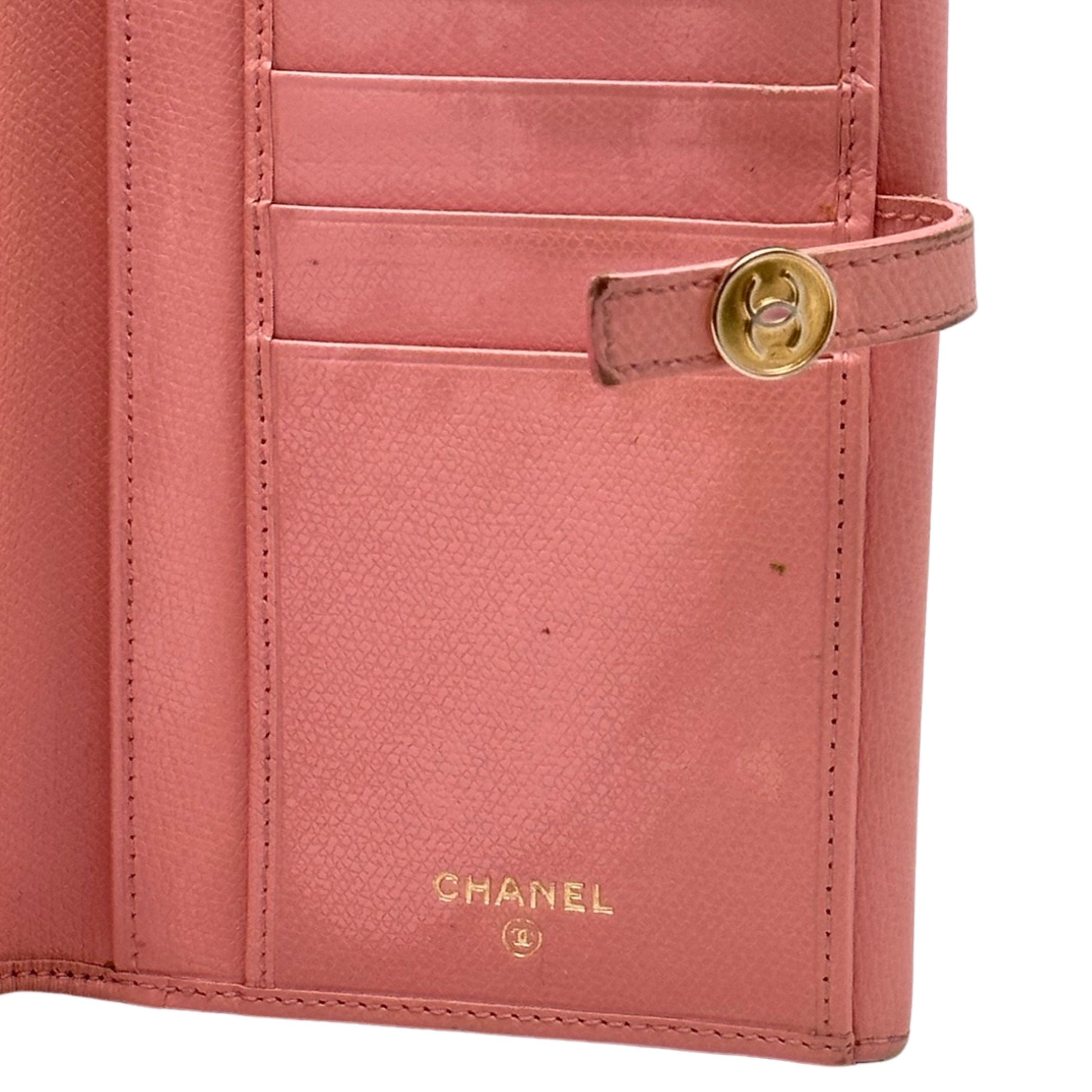 Chanel Pink Bi-fold Purse