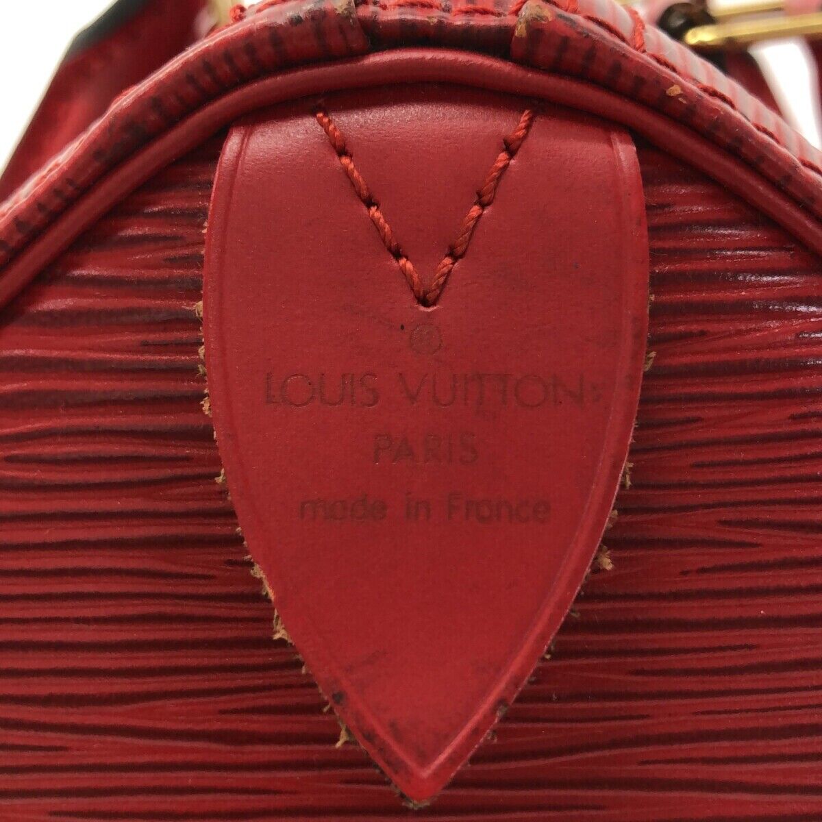 Louis Vuitton Red Epi Leather Speedy 30 Louis Vuitton