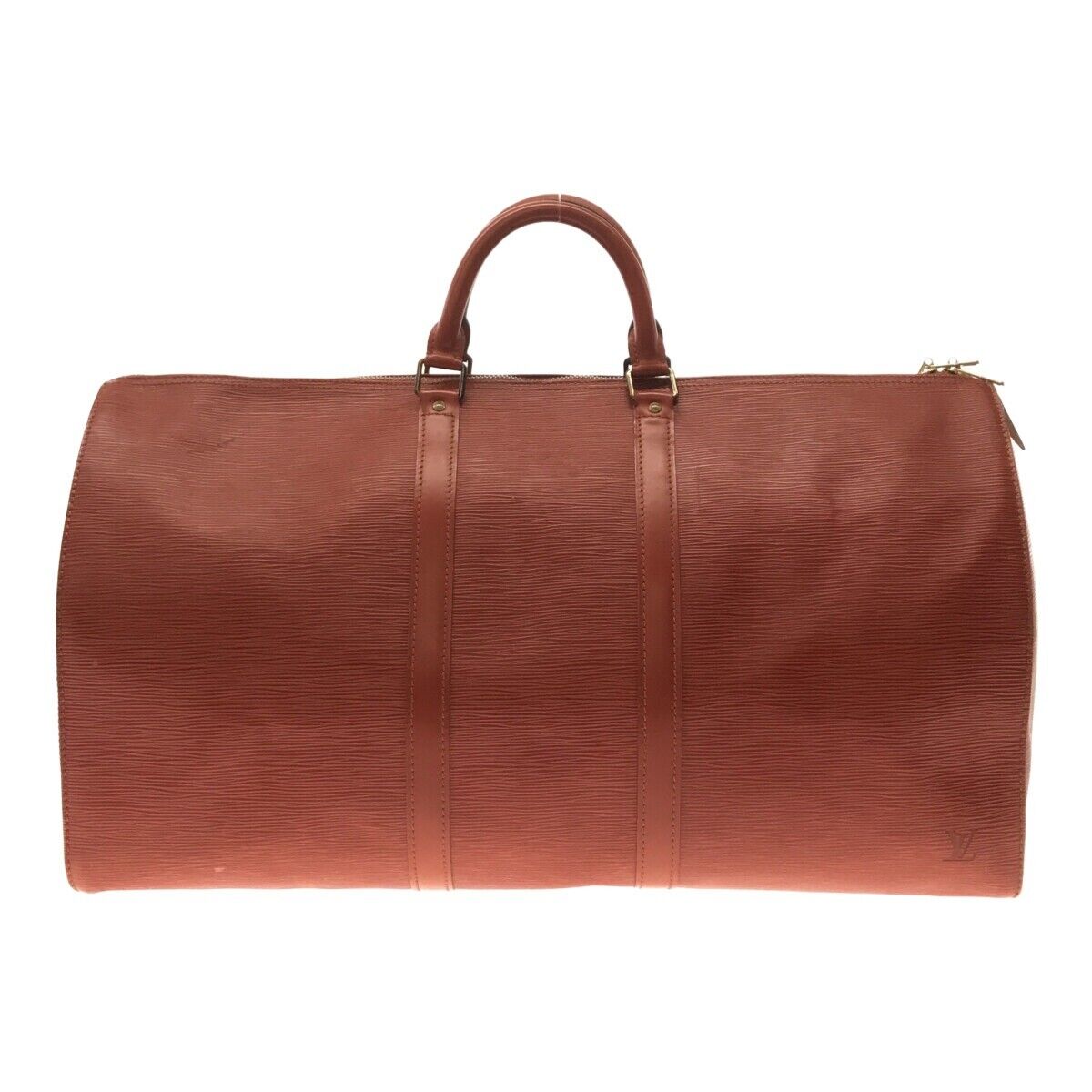 Louis Vuitton Keepall 50 Travel Bag in Black EPI Leather