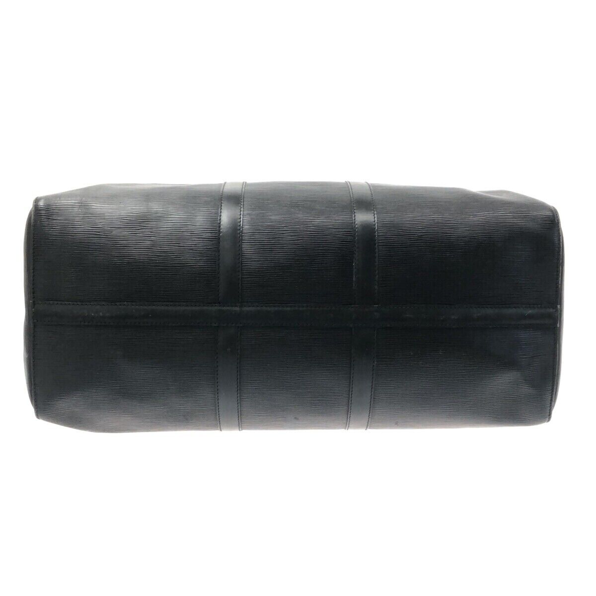 Black Epi Leather Passport Wallet | savyshop
