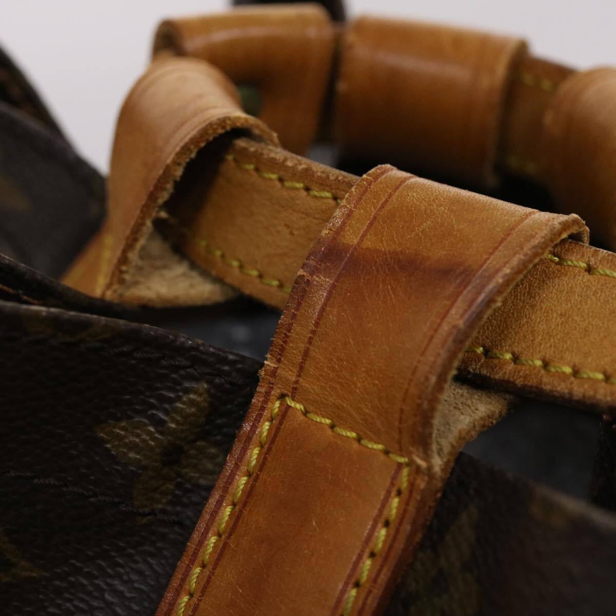 LOUIS VUITTON LV Randonnee GM Shoulder Bag Monogram Leather Brown