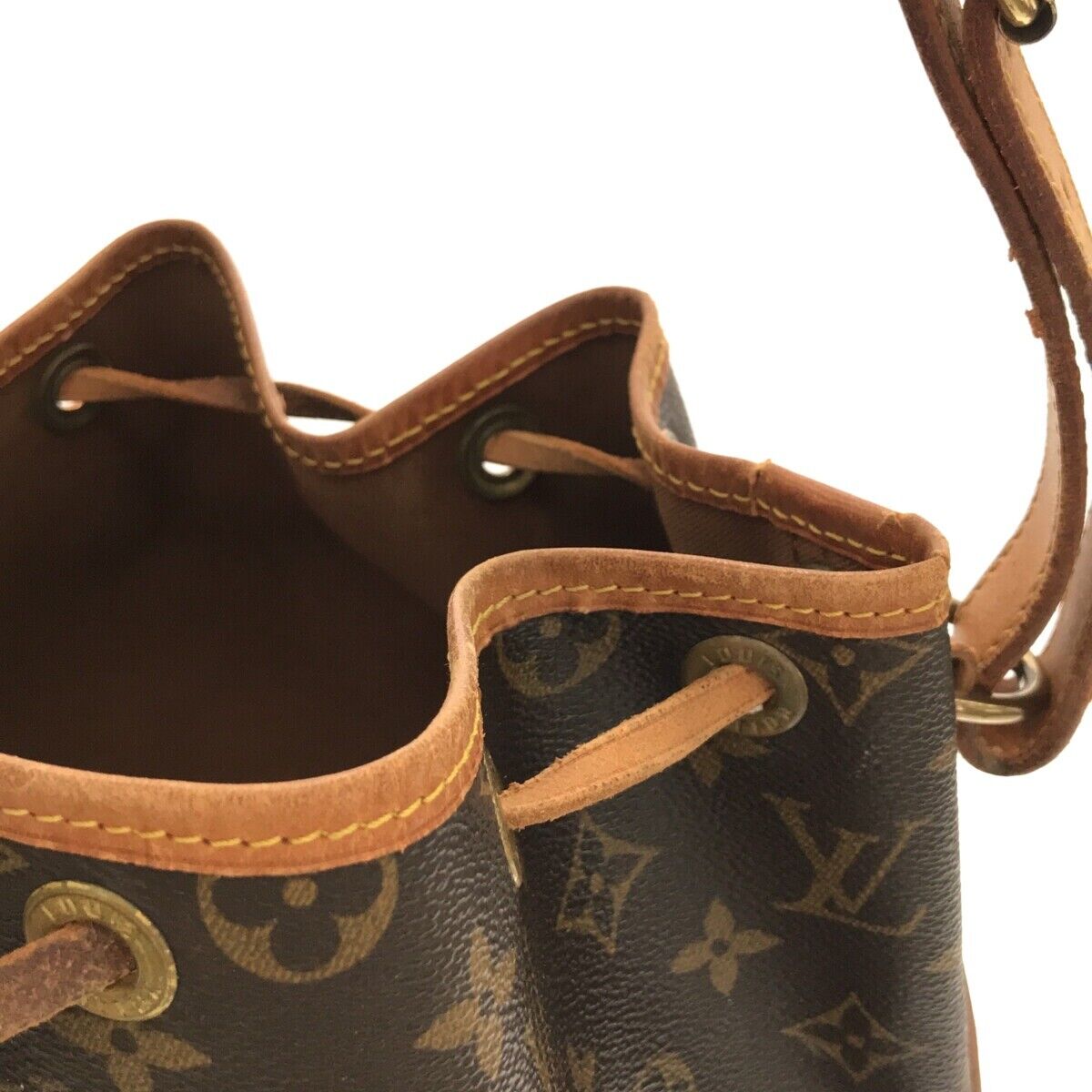 Louis Vuitton, Bags, Louis Vuitton Vintage Brown Tan Monogram Noe Gm  Bucket Bag Purse