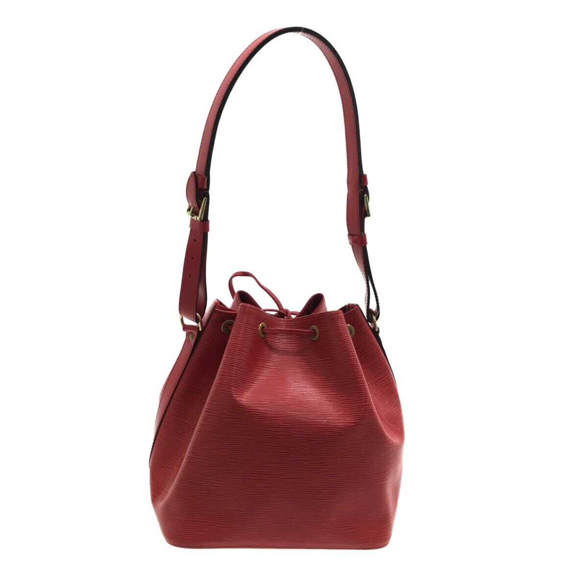 Louis Vuitton Red EPI Leather Petit Noe Bag