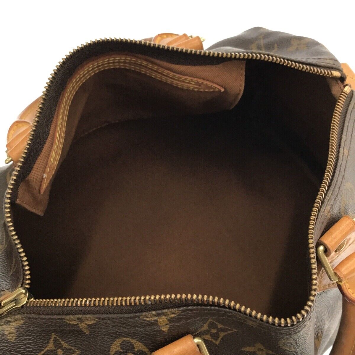 Louis Vuitton Pre-Owned Monogram Canvas Leather Speedy 30 cm Bag :  : Fashion