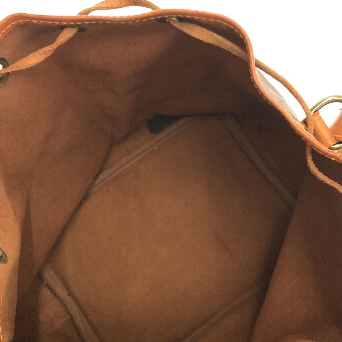 Louis Vuitton Brown Petit Noe Drawstring Bucket Bag