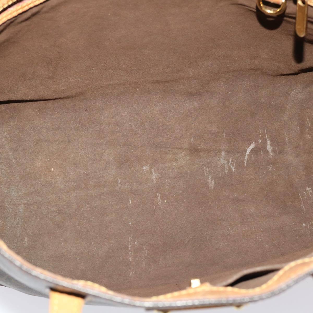 Louis Vuitton Wilshire MM M45644 Monogram Canvas Tote Handbag Brown