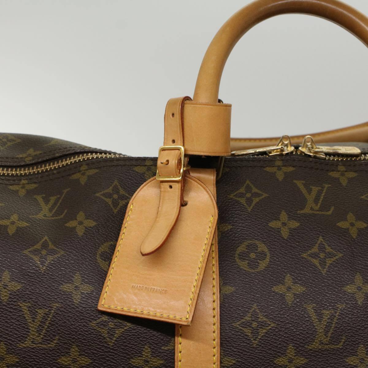 Auth LOUIS VUITTON Monogram KEEPALL 60 M41422 Travel Boston Bag