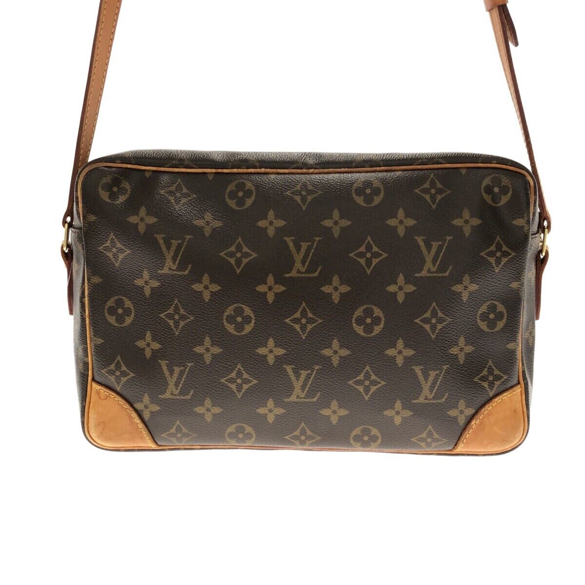 Louis Vuitton Brown Canvas Monogram Trocadero 30 Crossbody Bag