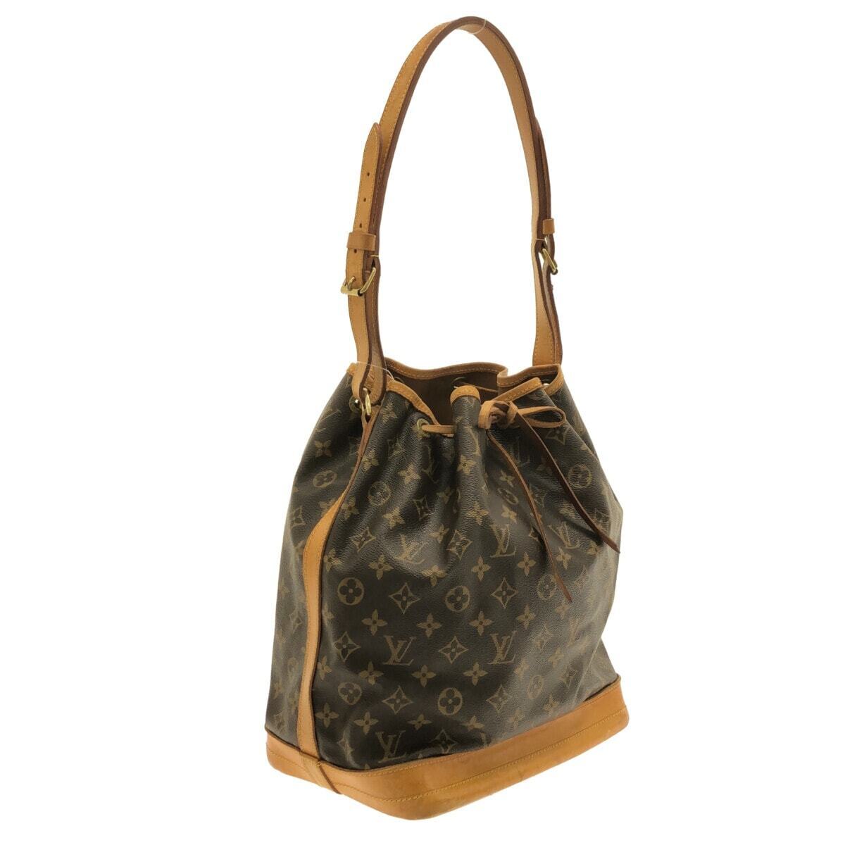 Authenticated Used Louis Vuitton LOUIS VUITTON Monogram Noe drawstring bag  shoulder M42224 