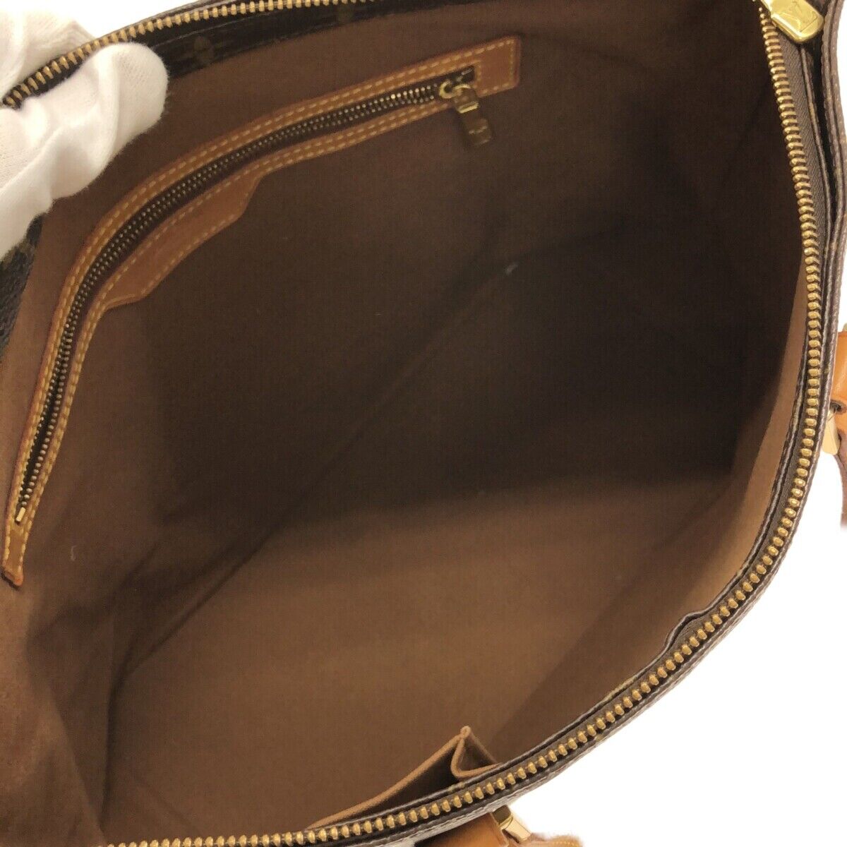 Authenticated Used Louis Vuitton Monogram Cabas Mezzo M51151 Women's Tote  Bag Monogram 