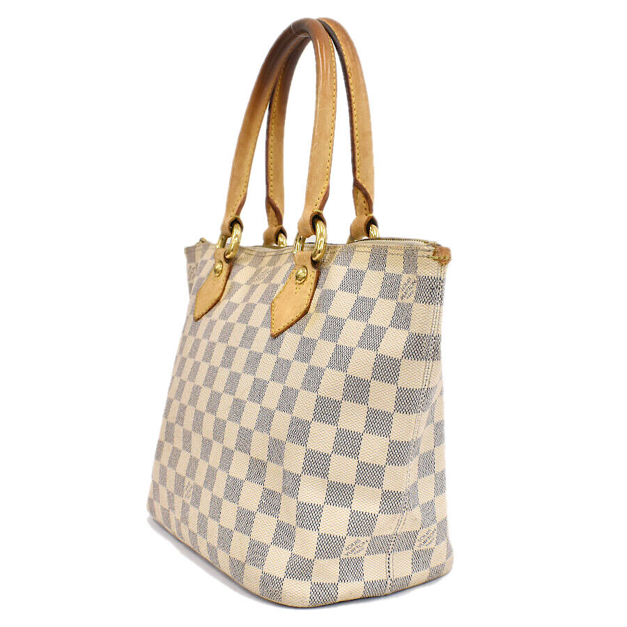 Louis Vuitton Saleya PM Damier Azur Tote Hand Bag branded