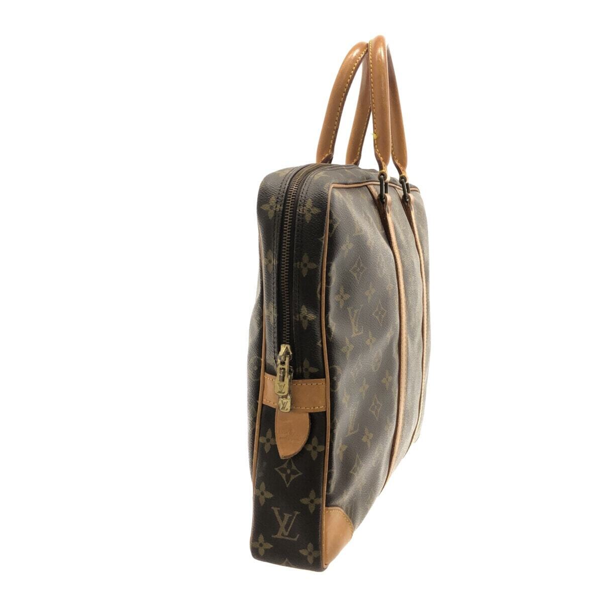 Louis Vuitton, Bags, Louis Vuitton Porte Documents Voyage Briefcase  Handbag Monogram Canvas Leather