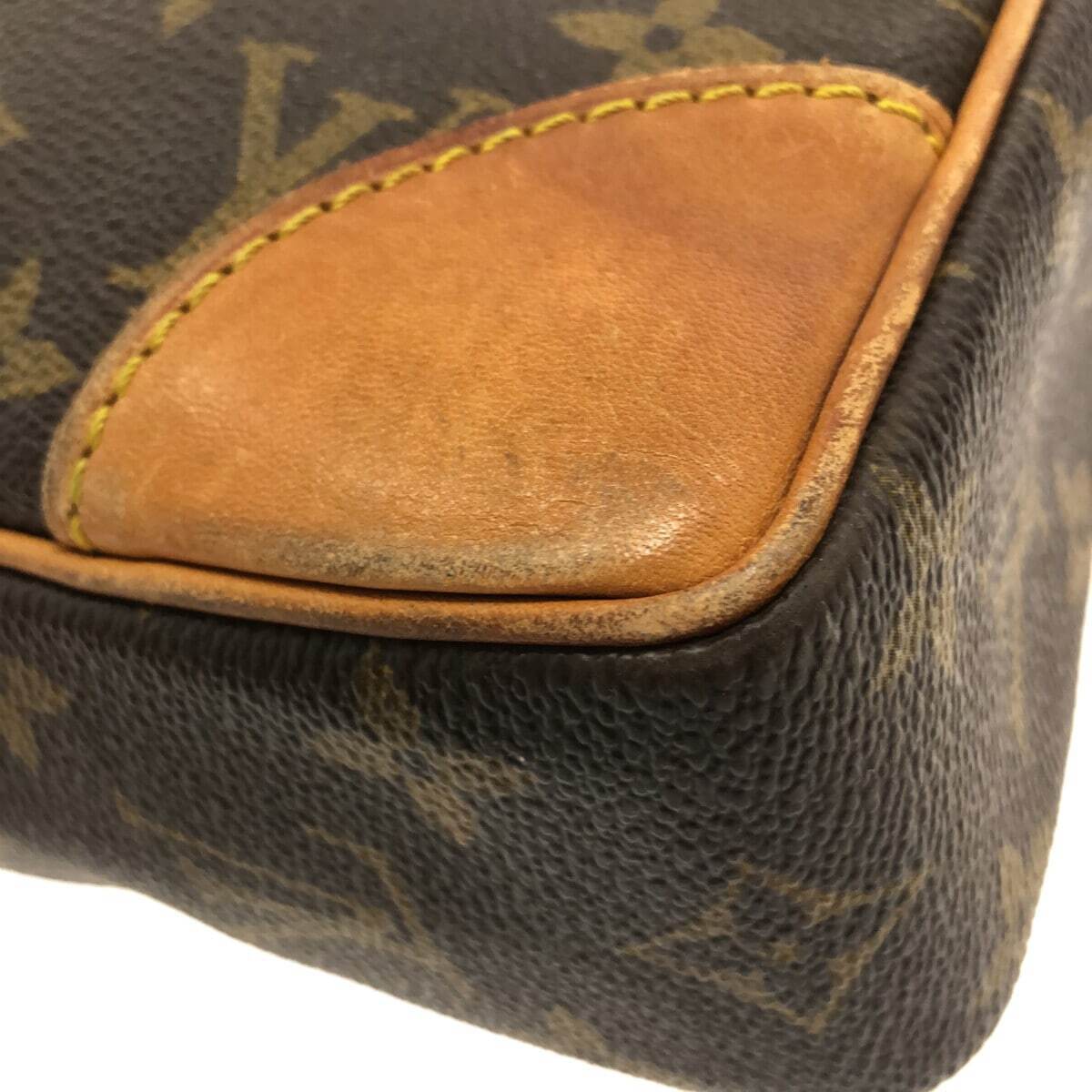 LOUIS VUITTON Coated Canvas and Vachetta Leather Porte Documents