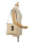 Fendi Zucca Mamma Bucket One Shoulder Bag Handbag 26730 Ivory