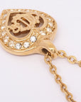 Vintage Christian Dior Heart Bijou Frame Necklace