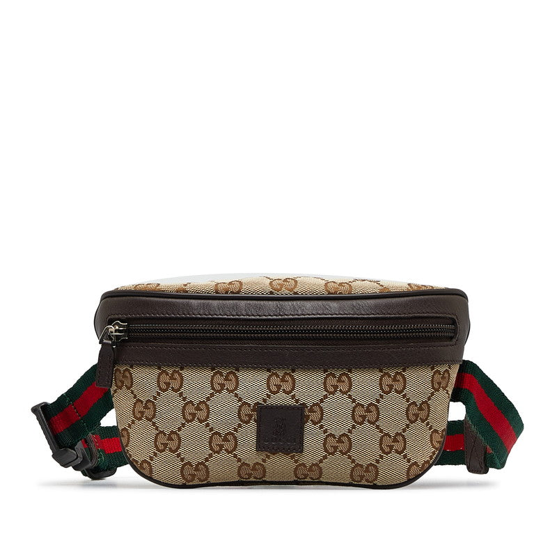 Gucci GG Canvas Sherry Line Heuptas Body Bag 311159 Beige