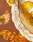 Hermes Carré 90 Couvee D Hermes Egg Silk Scarf