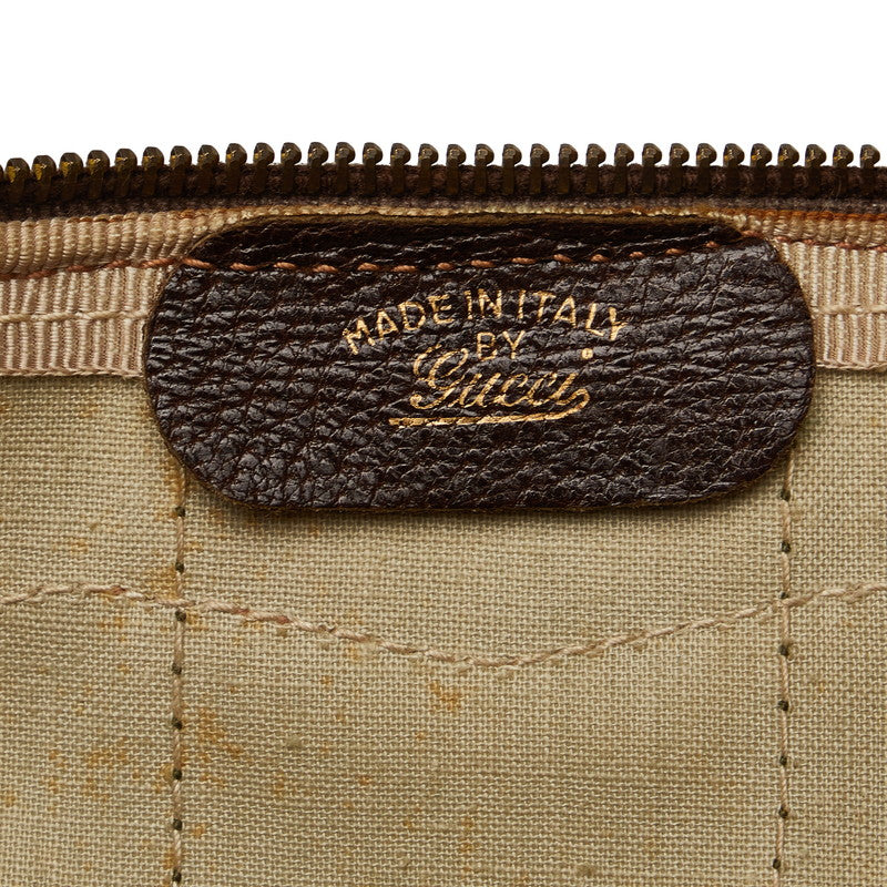 Gucci GG Supreme Sherry Line Mini Boston Bag Handbag Stripe