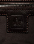Fendi Zucca Handbag Brown Canvas Leather  Fendi