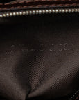 Fendi Zucca Mamma Bucket Shoulder Bag Beige Brown Canvas Leather Women's