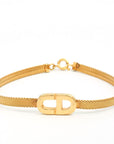 Bracelet ceinture plate Christian Dior vintage