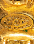 Chanel Vintage Coco Flower Motif Earrings G   CHANEL