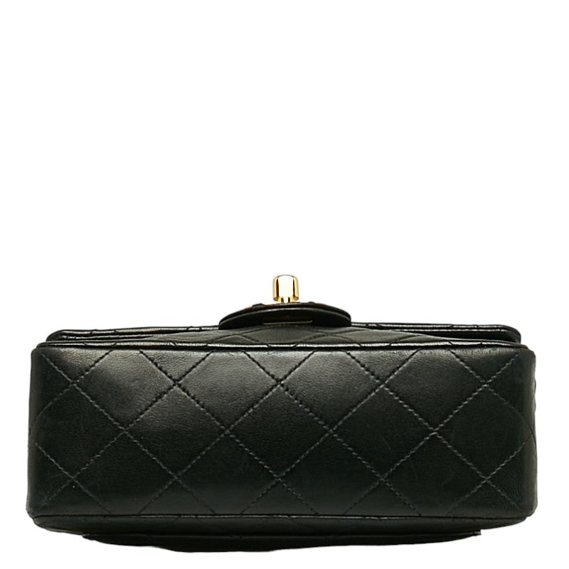 Chanel Mini Mattress Cocomark Gold  houlder Bag Black   CHANEL