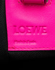 LOEWE Hammock Small Handbag White Pink Violet Leather